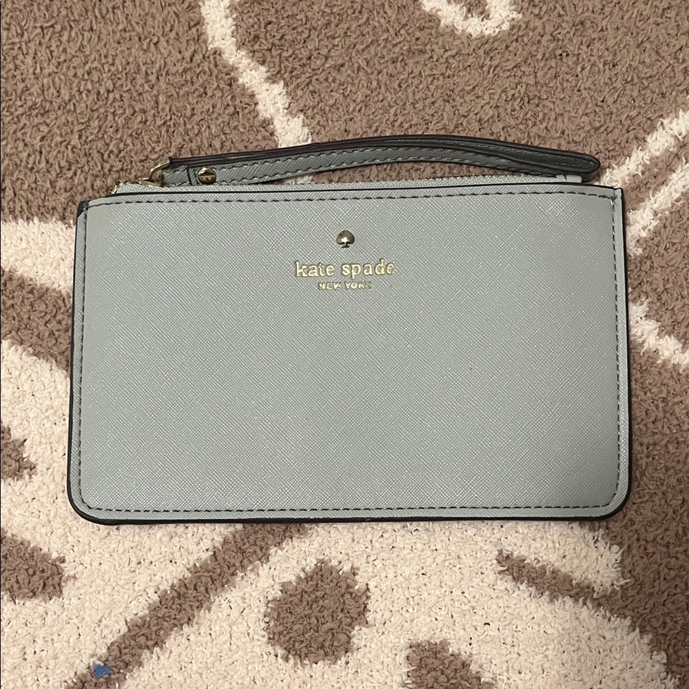 Kate Spade Light Gray Wristlet